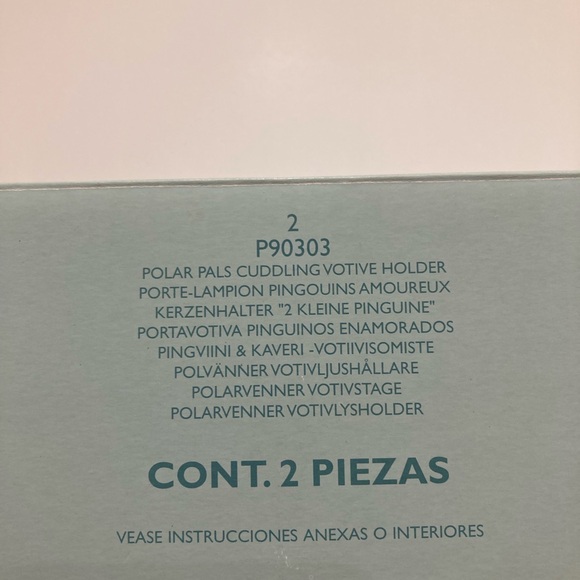 PartyLite Set of 3 Polar Penguin Pals Votive Holders - Picture 13 of 14